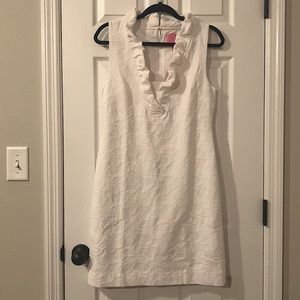 Lilly Pulitzer White Shift Dress. NWT. Size medium